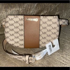 Michael kors monogram belt waist bag L/XL